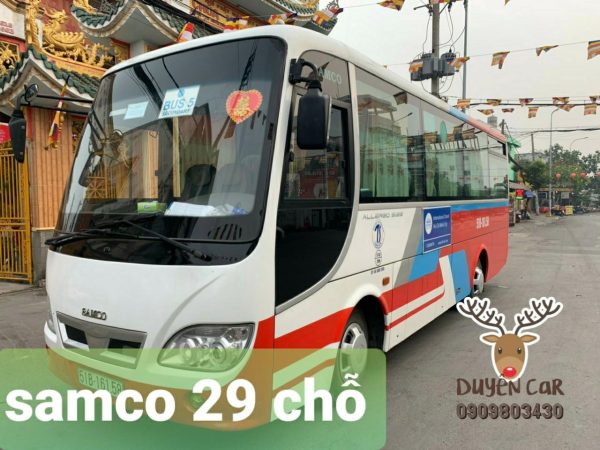 Cho thuê xe Samco 29 chỗ