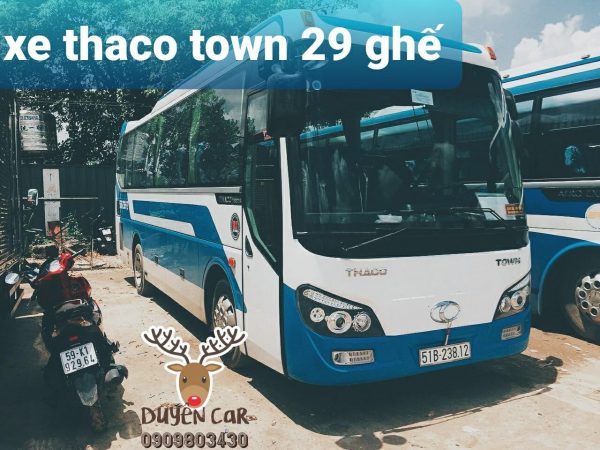 Cho thuê xe thaco town 29 chỗ