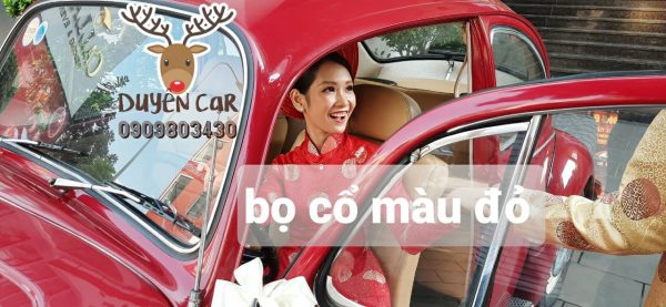 Bọ Cổ Điển Màu Đỏ - wolksvagen beetie - xe cưới