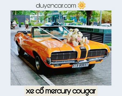 cho thue xe hoa co dien mercury cougar mui tran duyencar