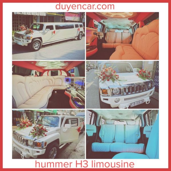 Cho Thuê Xe Hoa Hummer H3 Limousine Siêu Độc Duyencar