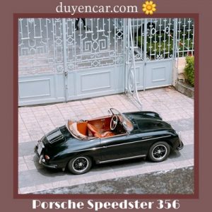 xe cổ Porsche speedster 356 màu đen - duyencar