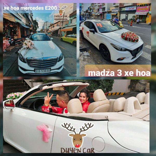 combo xe cưới lexus mui trần - mercedes E200 - madza 3