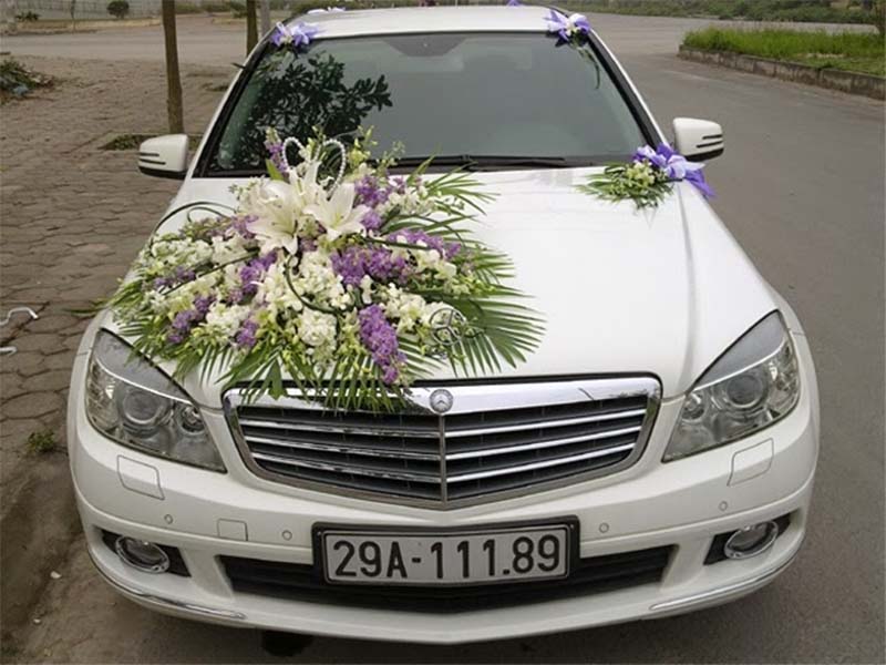 Album ảnh xe cưới màu trắng tại Duyên Car