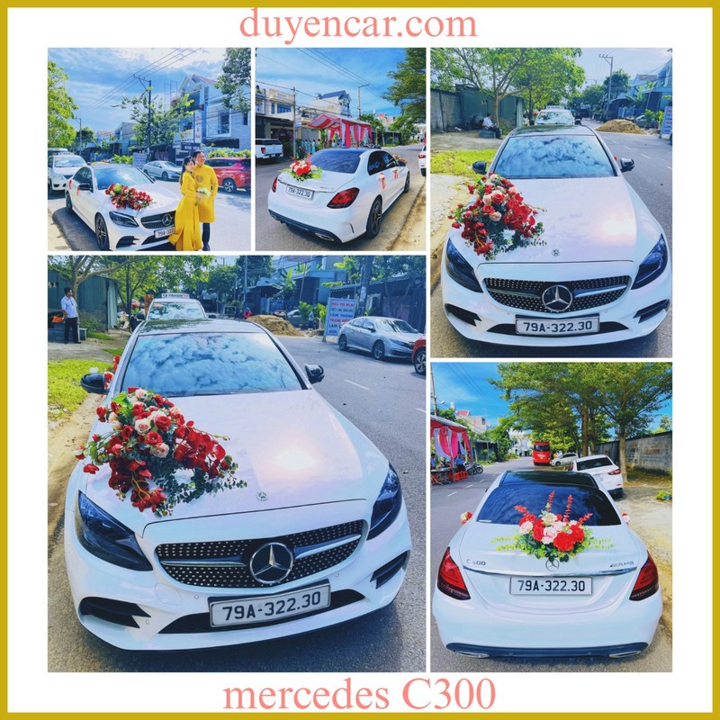 Mercedes C300 Xe Hoa Mau Trang Cao Cap Duyencar (3)