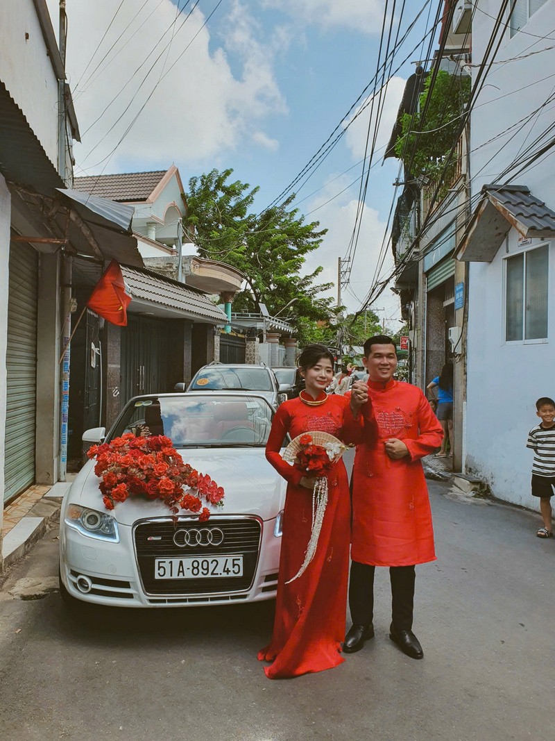 bảng giá thuê xe cưới 2025 - dòng audi mui trần