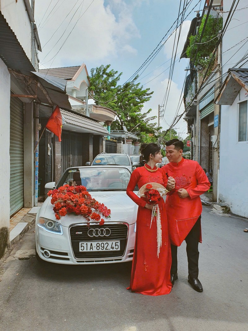 bảng giá thuê xe cưới 2025 - dòng audi mui trần