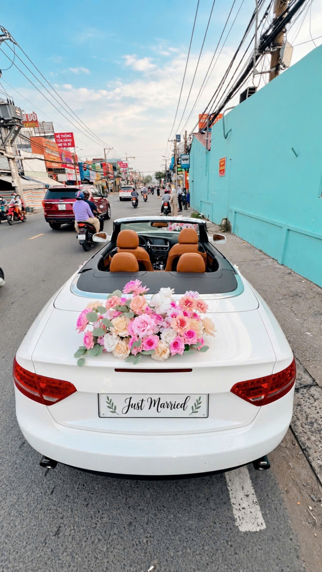 Xe Hoa Audi A5 Mui Trần Bình Chánh